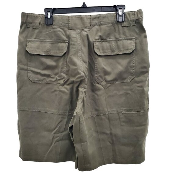 Tommy Bahama Relax Men's Olive Tencel Blend 10" Flat Front Casual Shorts Size 35 - Picture 5 of 5